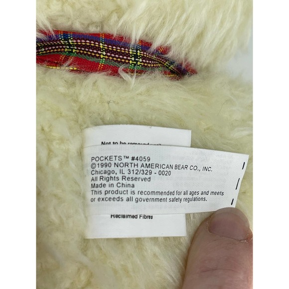 North American Bear Company 1990 Vintage Bear Named Pockets - Picture 12 of 14